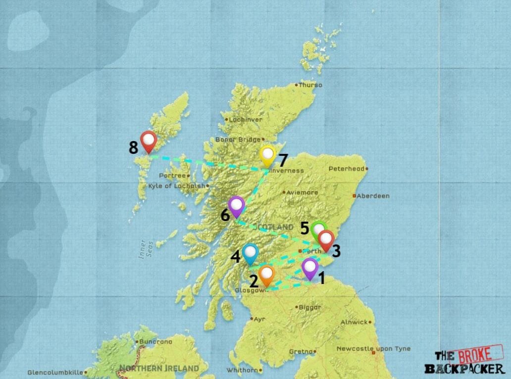 map scotland