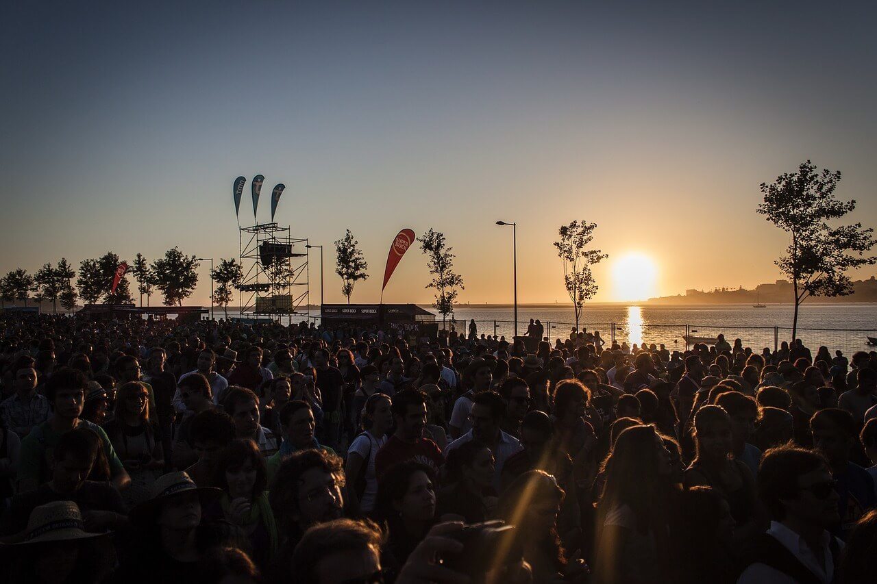 outdoor festival in porto