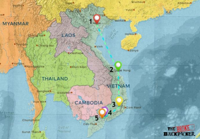 Where To Stay In Vietnam The BEST Areas In 2024 Vietnam Map 1 690x480