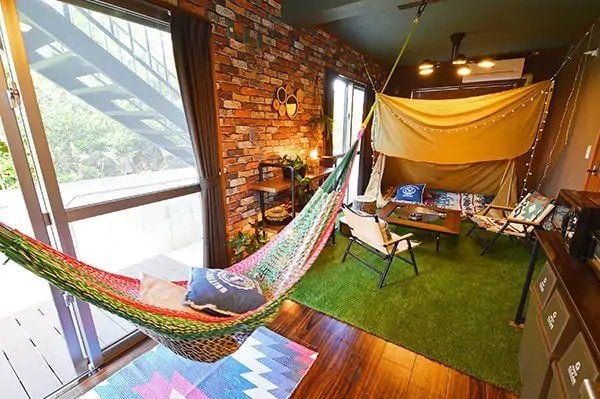 Entire House with Hammocks