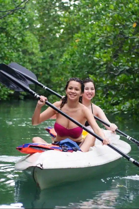 Pantai Cenang inland waterways by kayak