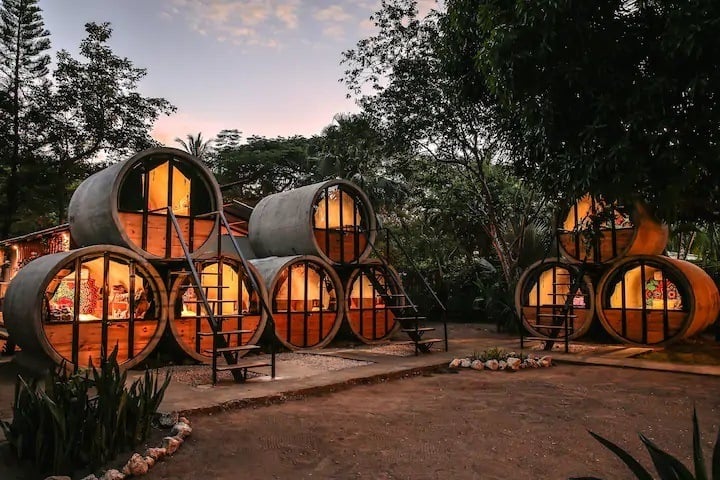 Pipe House by the beach, Costa Rica