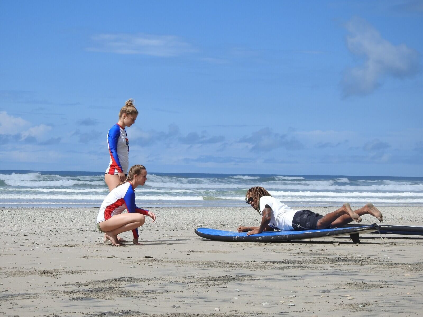 first surf lessons