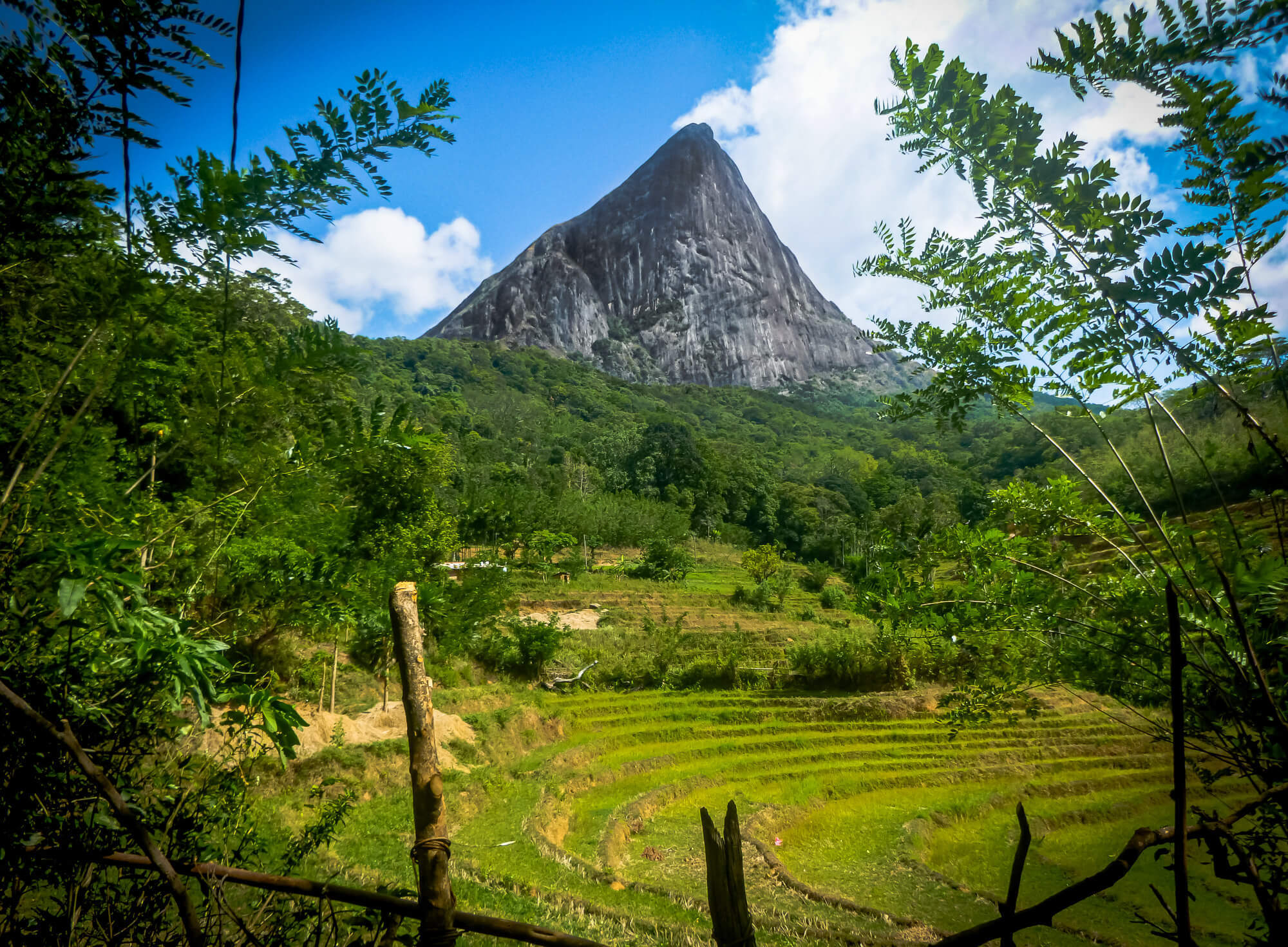 beautiful mountain in lakegala, sri lanka