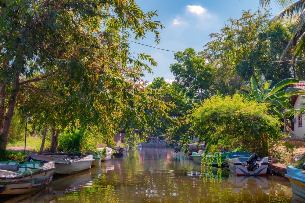 Dutch canal in Negombo - an alternative place to stay to Colombo, Sri Lanka