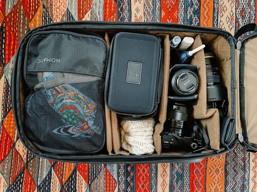 Nomatic Camera Bag main compartment