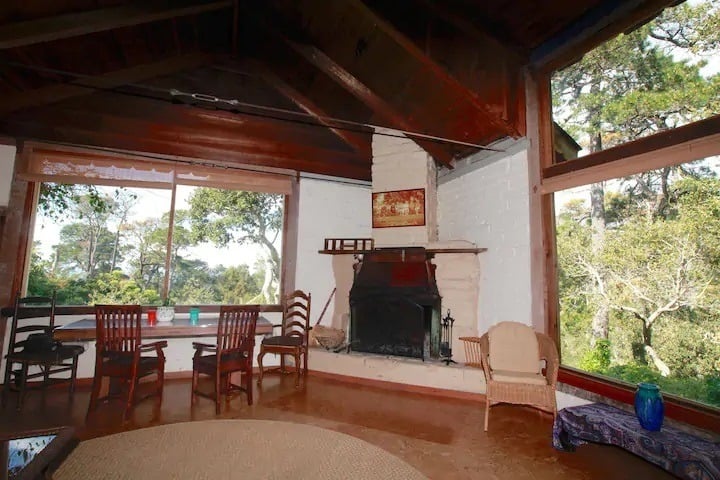 Cathedral Redwood Studio with Loft, Point Lobos, California