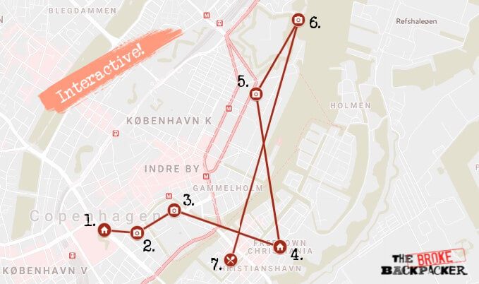 Copenhagen Day 2 Map