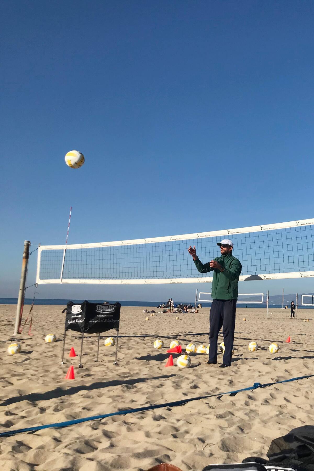 introductory volleyball class