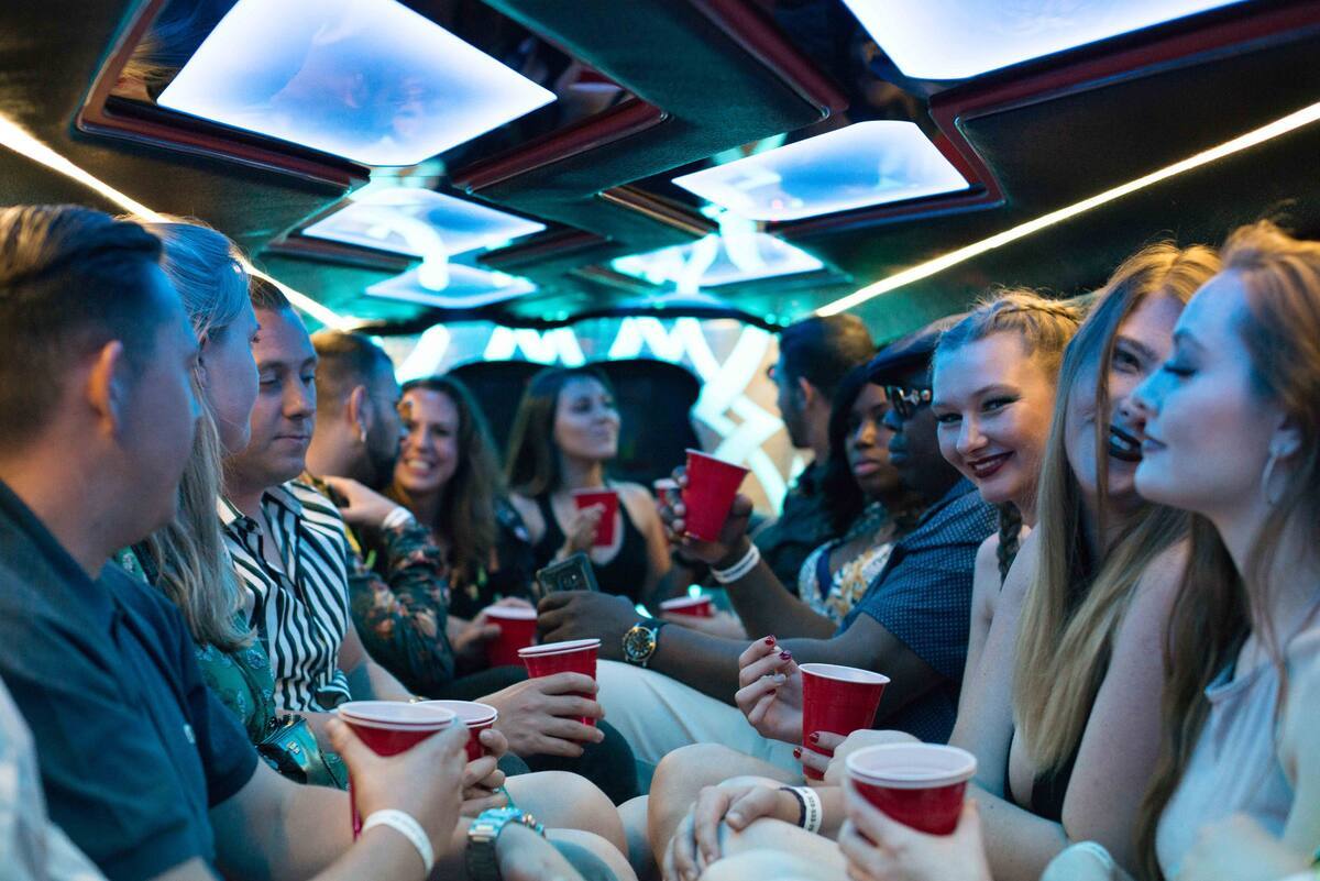 limo ride, California