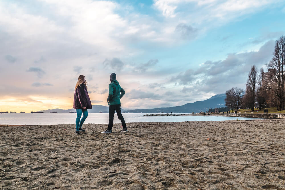 english bay beach in vancouver