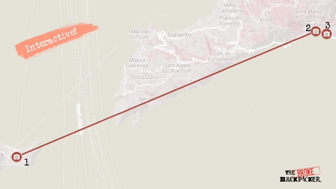 Amalfi Coast Itinerary Map Day 3