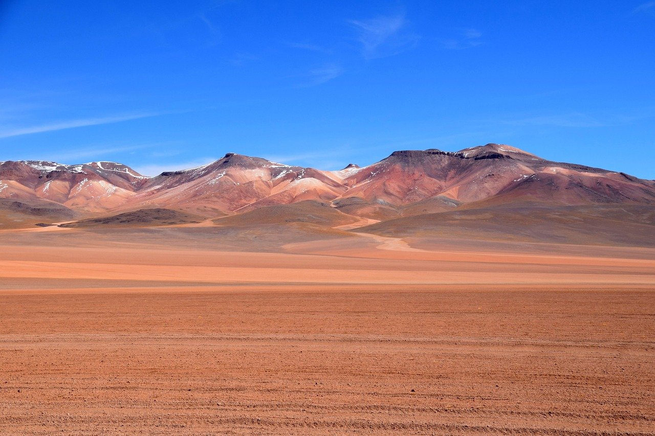 Bolivian plane, deserted but beautiful.