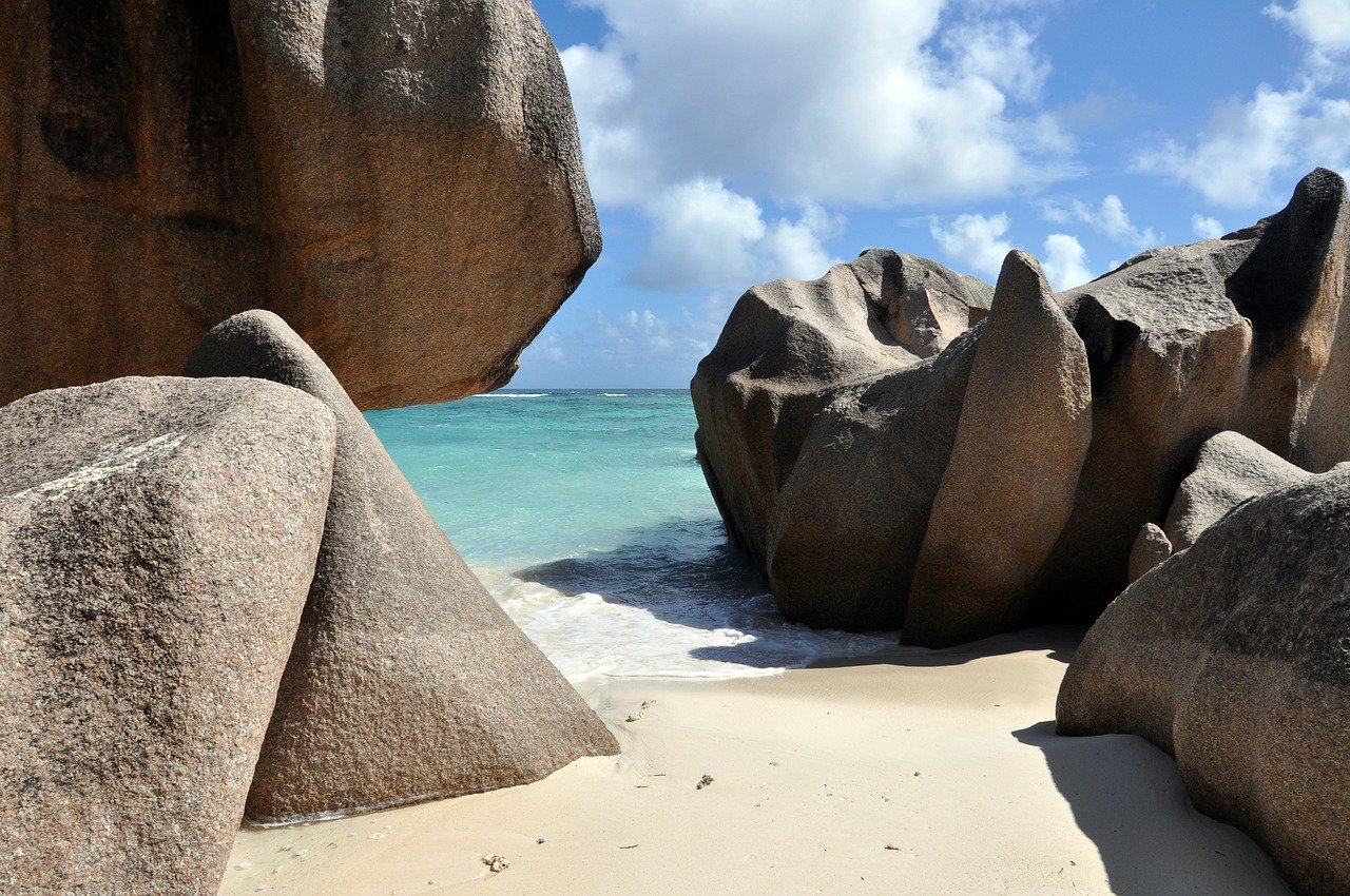 stunning rocks seen while visiting Seychelles