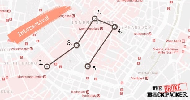 Vienna Day 1 Map