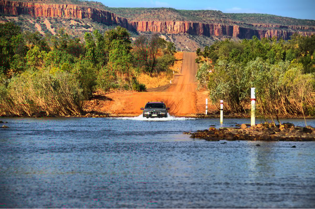 Australia road trip on the Gibbs River Road