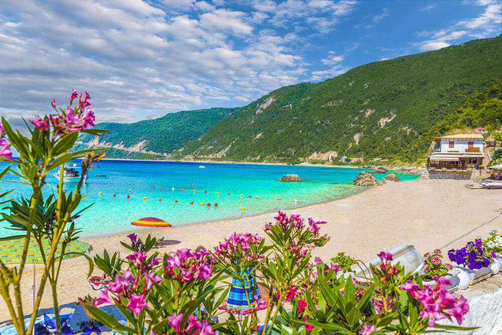 beach in Agios Nikitas, Lefkada