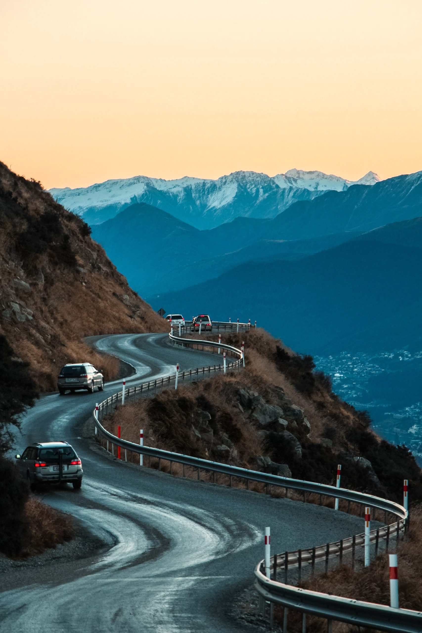 A scenic drive near Queenstown in New Zealand's South Island.