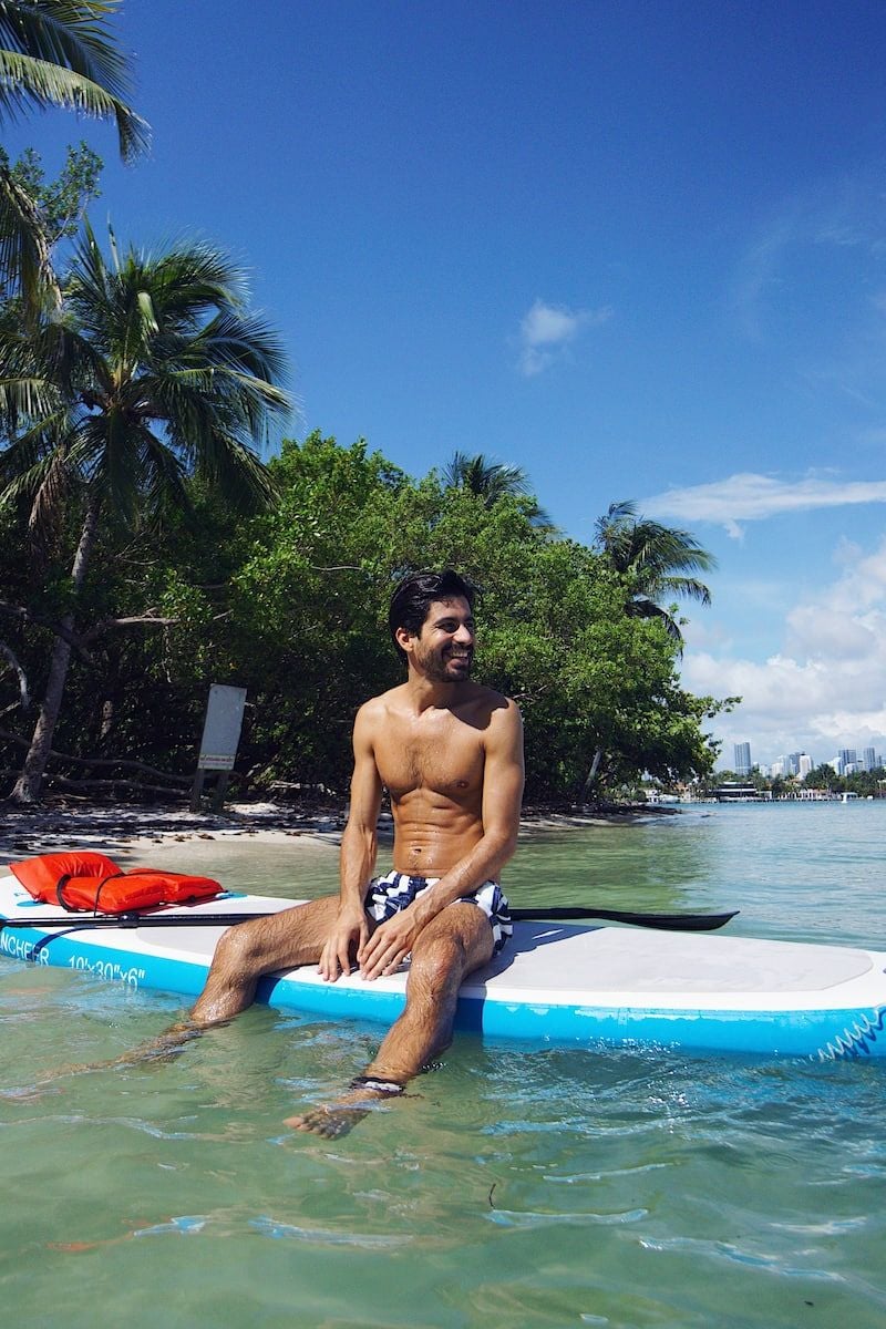 Kayak or Paddleboard to Paradise Island Miami Beach