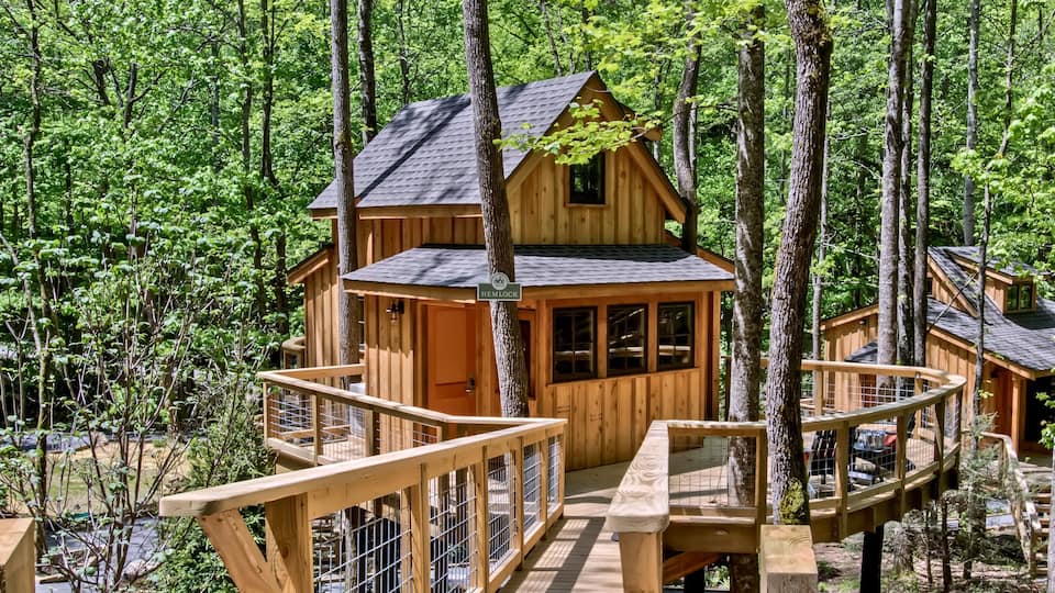 The Hemlock in Treehouse Grove Gatlinburg