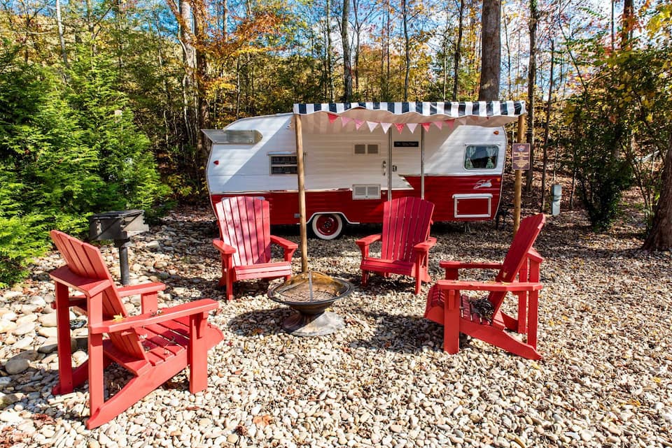 The Ruby Slipper Retro Camper Gatlinburg