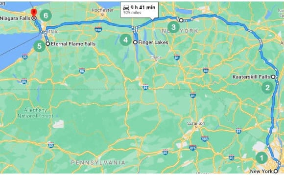 The Waterfalls Route