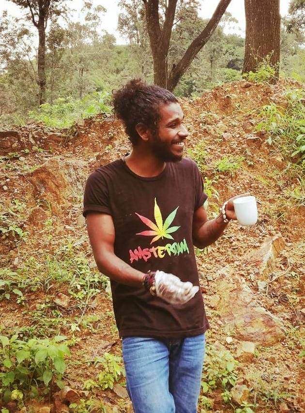 A friend I made at a hippie place in Sri Lanka