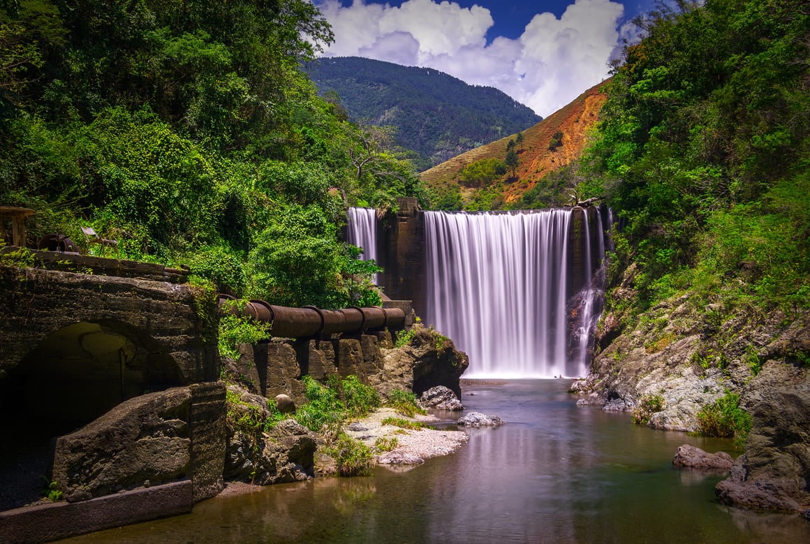 A Jamaican waterfall