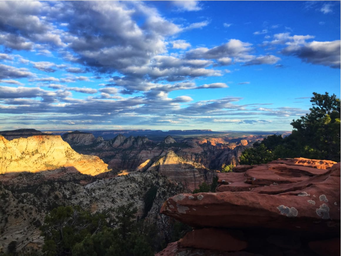 East Rim Trail from Big Bend Hike, Zion