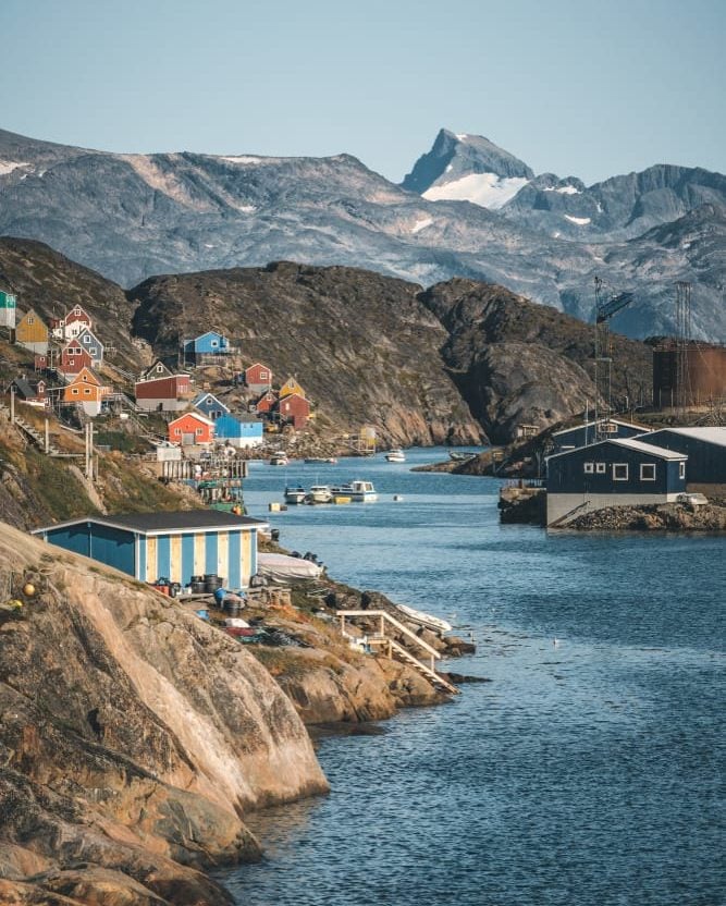 local village in greenland backpacking