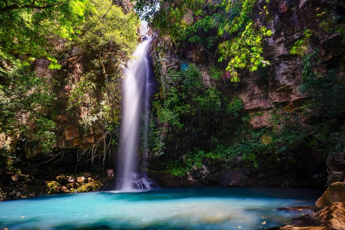 water fall costa rica