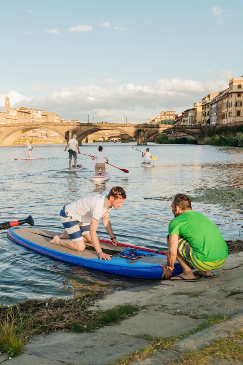 Florence and Ponte Vecchio Paddleboarding 1