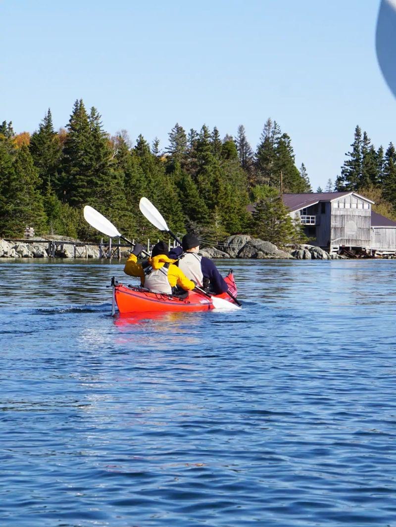 Private Island Kayak Sauna Tour Halifax