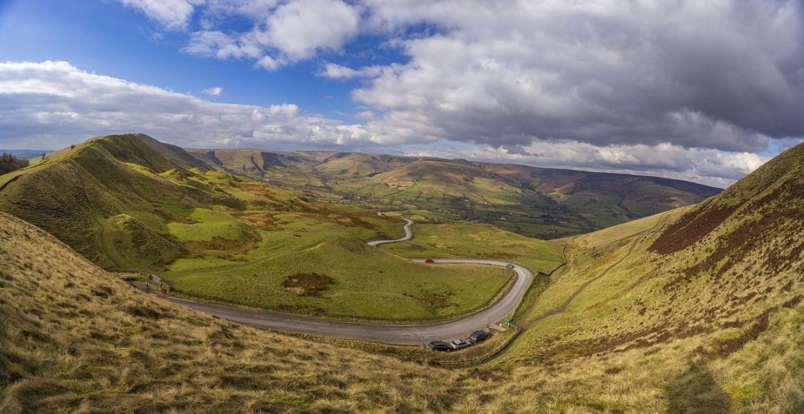 Rushup Edge to Mam Tor Route Peak District