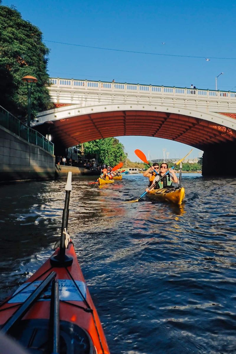 Kayak Through Melbourne at Twilight, Melbourne