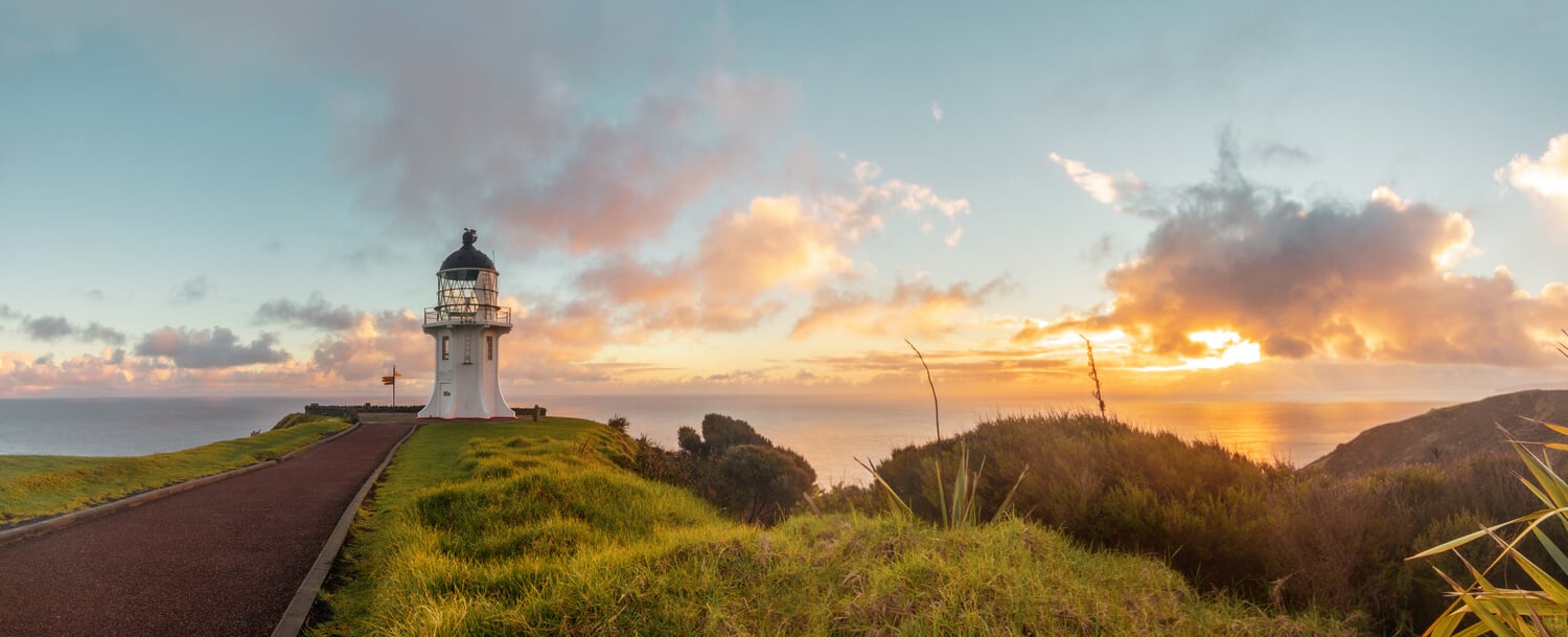 Sunrise at Cape Reinga - top place to visit in New Zealand of Maori significance