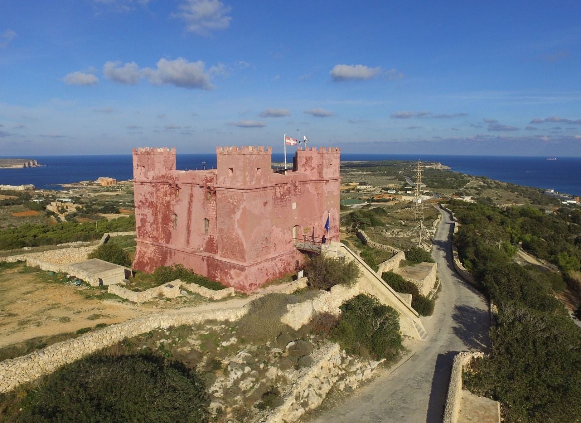 Marfa Red Tower, Malta