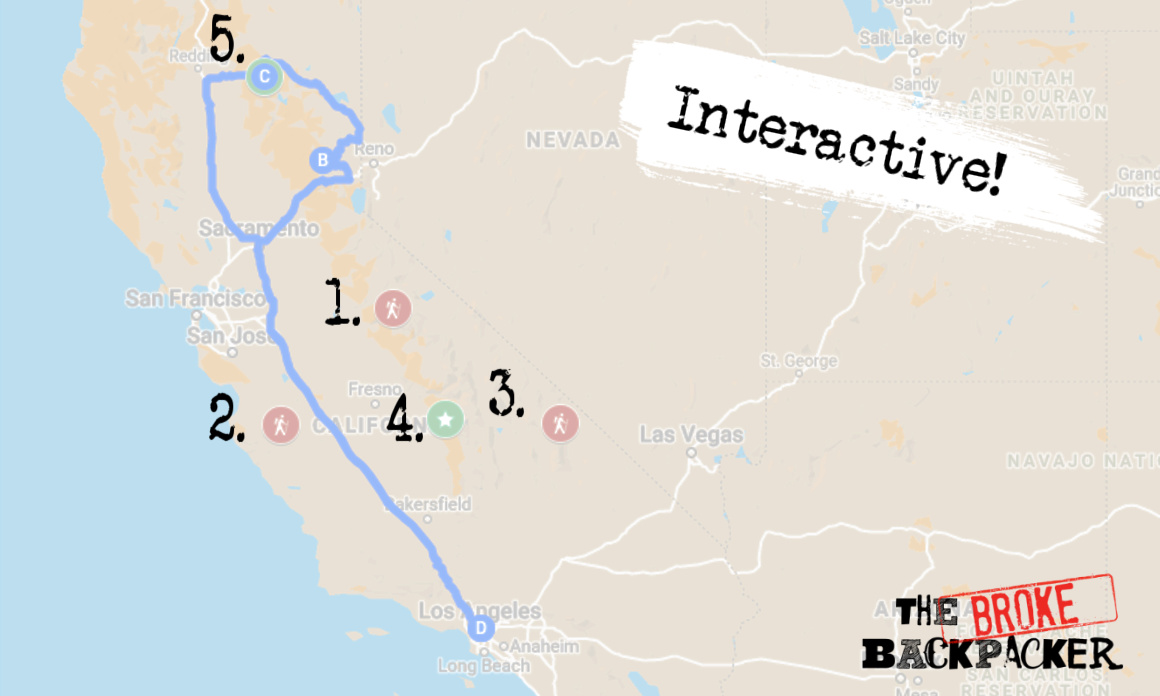 California Area Mega-Map