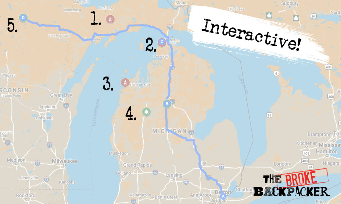 Michigan Area Mega-Map