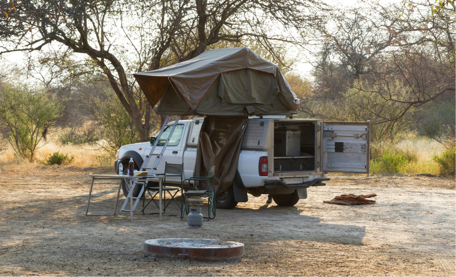 4x4 rooftop tent car rental in namibia