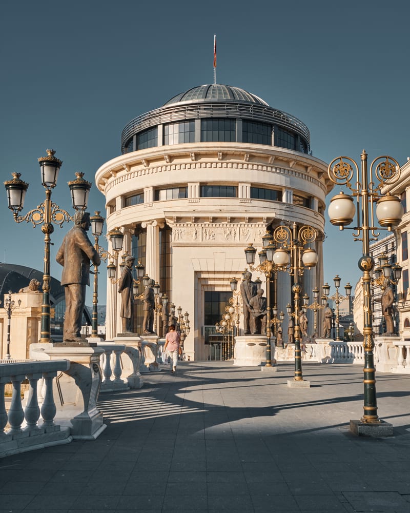 building in skopje macedonia