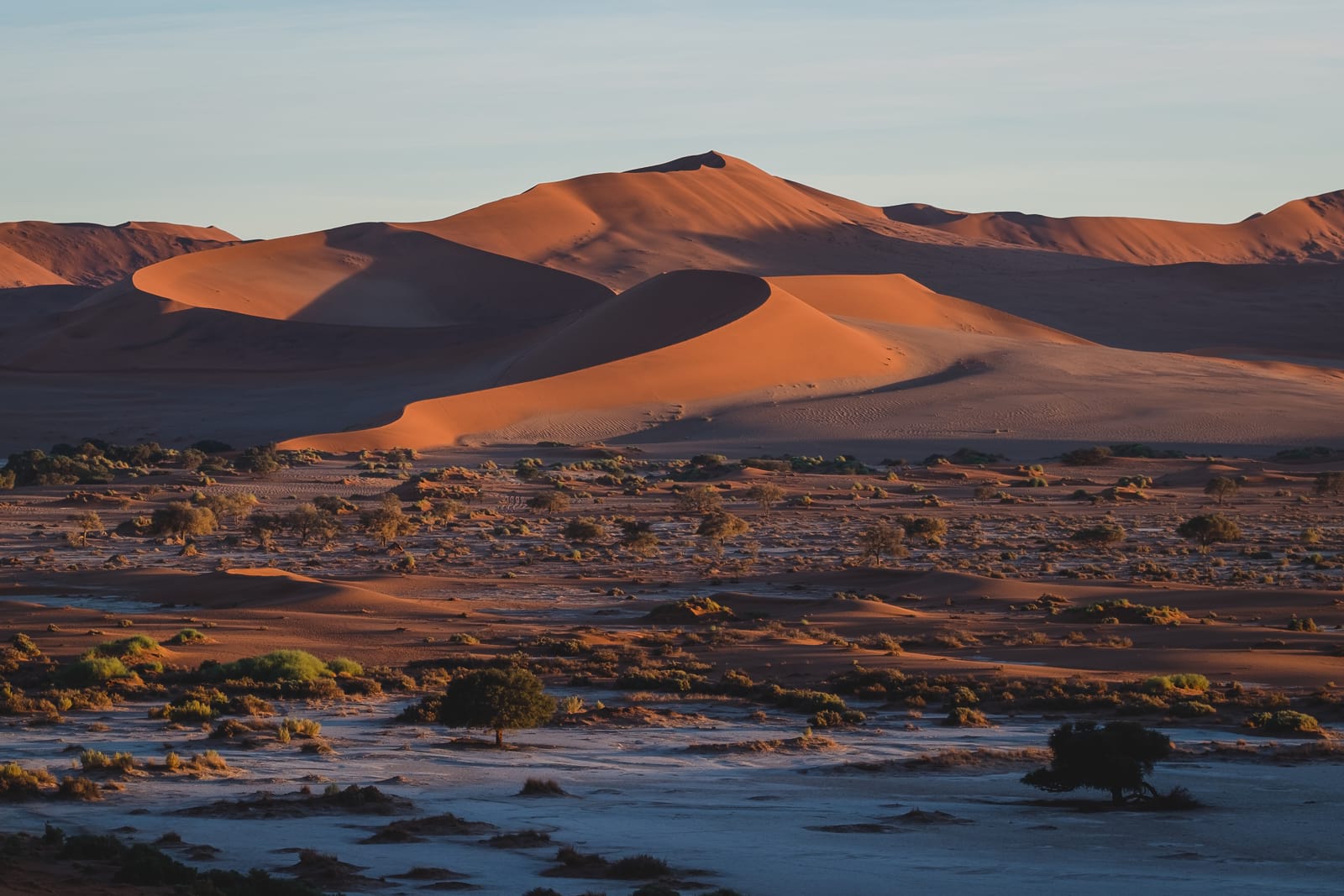 sunrise at sossusvlei