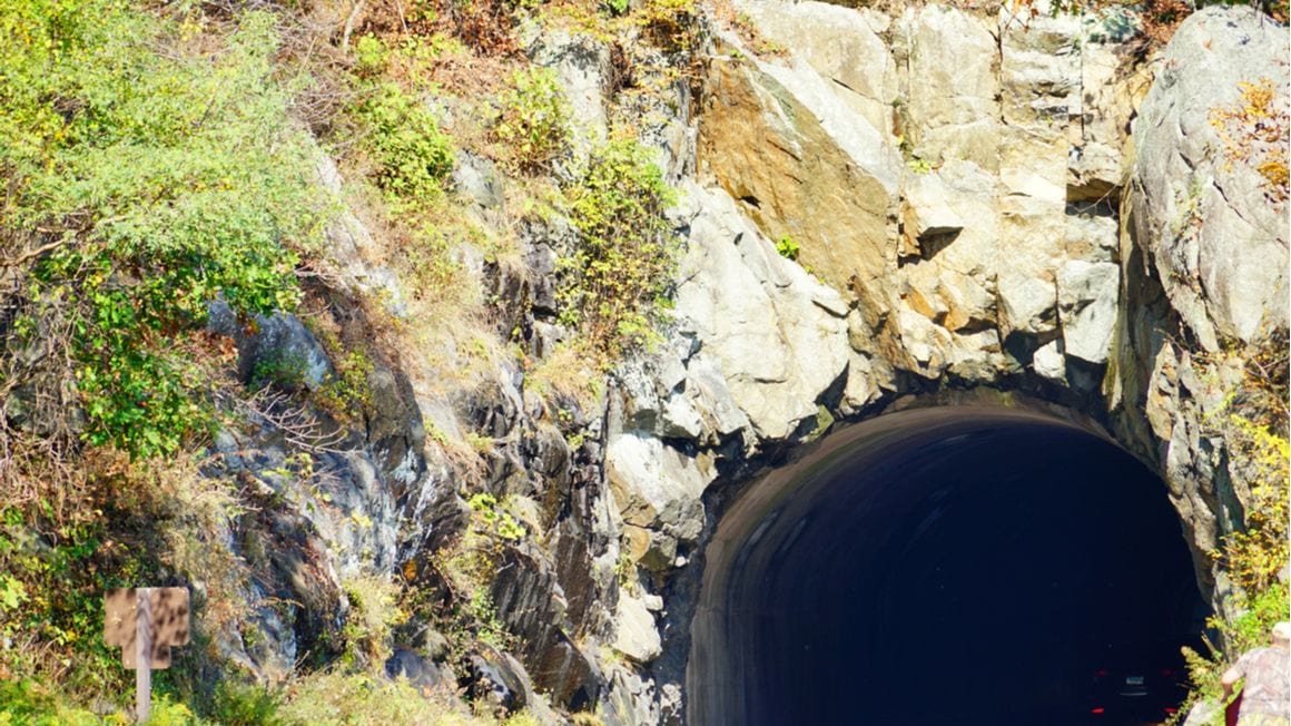 Shenandoah National Park tunnel