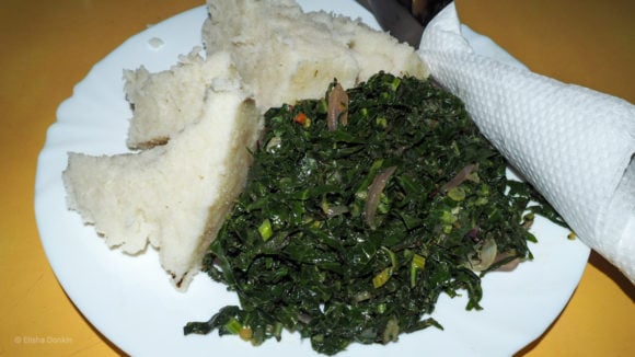 Ugali and sukuma