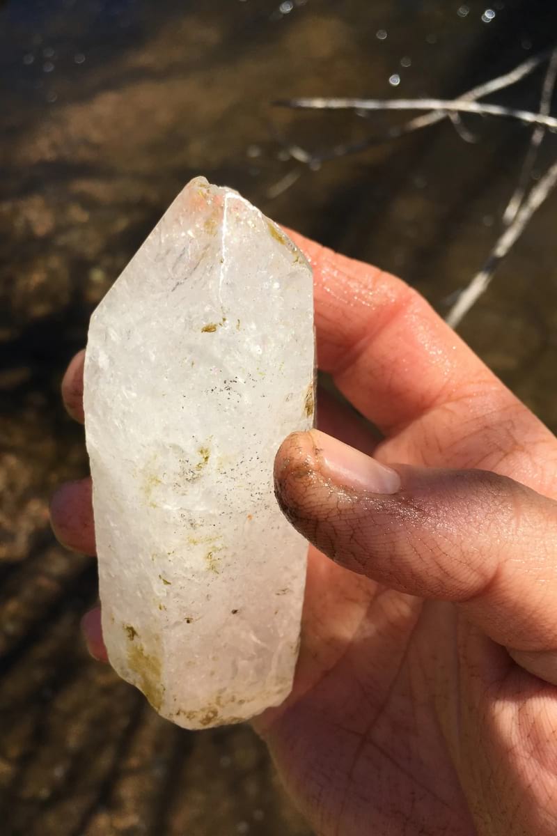 Gold Panning Crystal Sift at Real Gold Mine, Yosemite