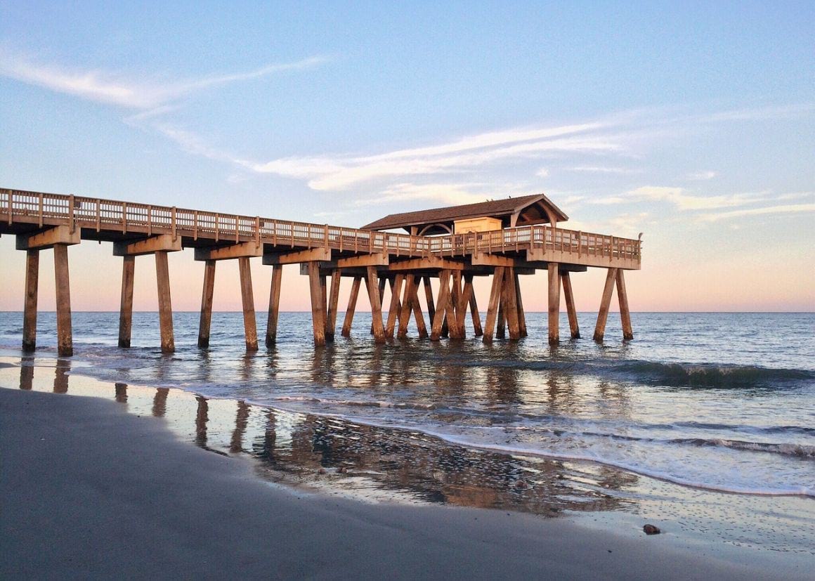 Tybee Island Pier Beach