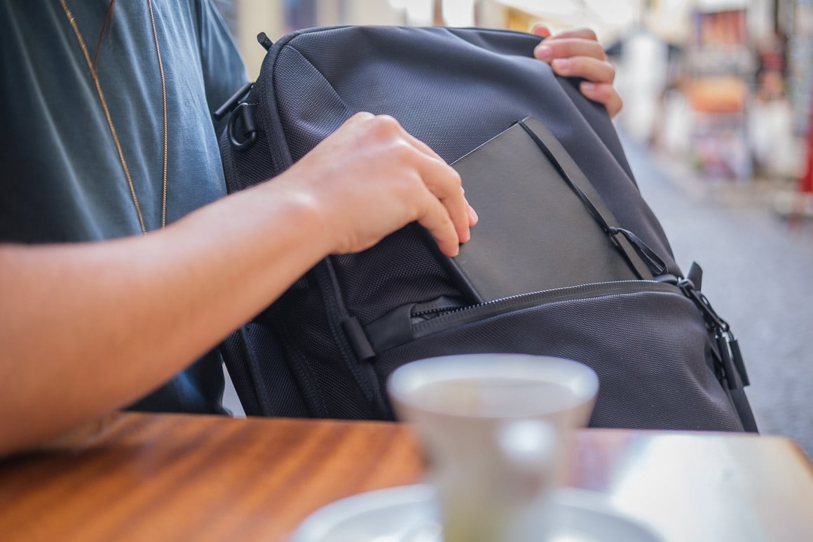 backpack for digital nomads