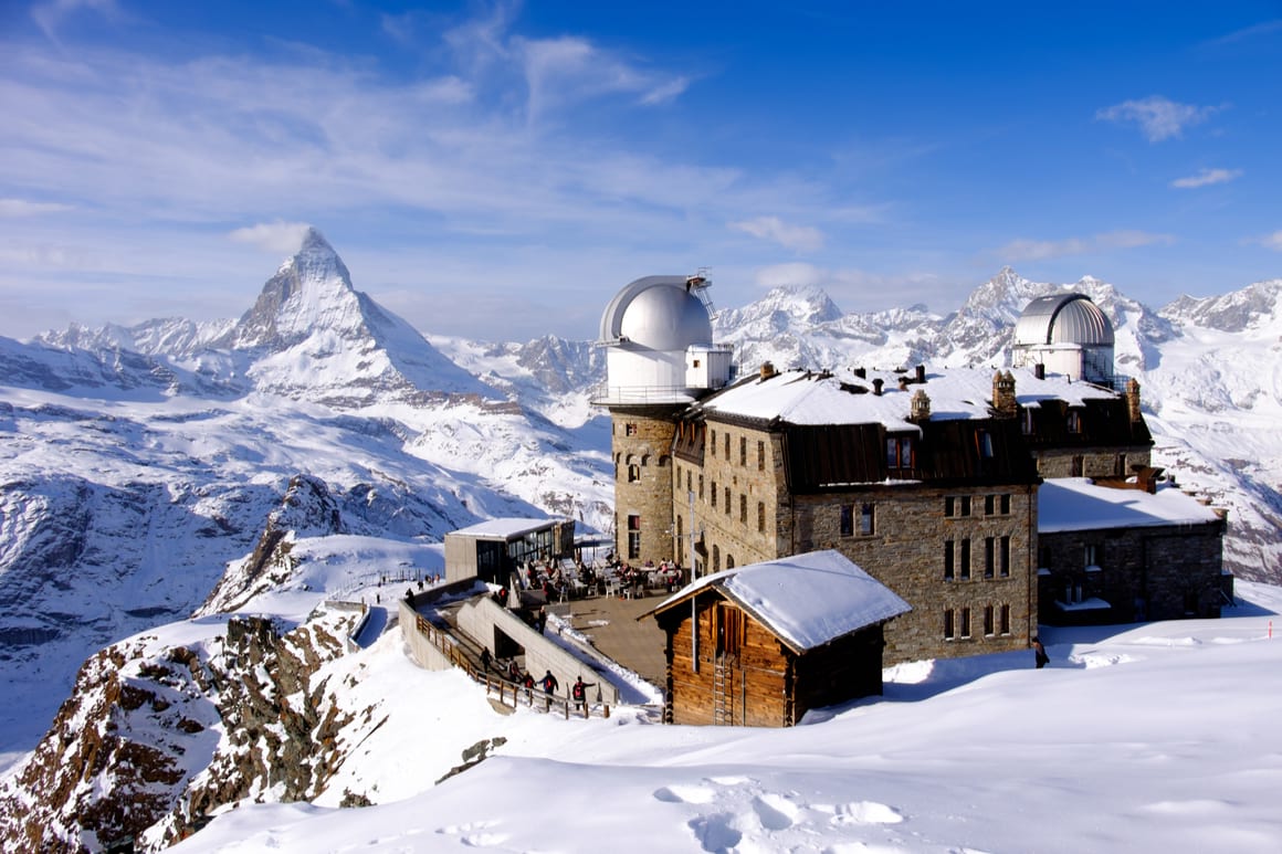 Stunning view of the Matterhorn in the Zermatt Resort Area