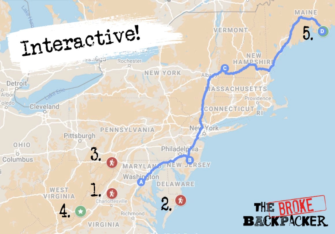 Places to Go with your rental RV in Maryland