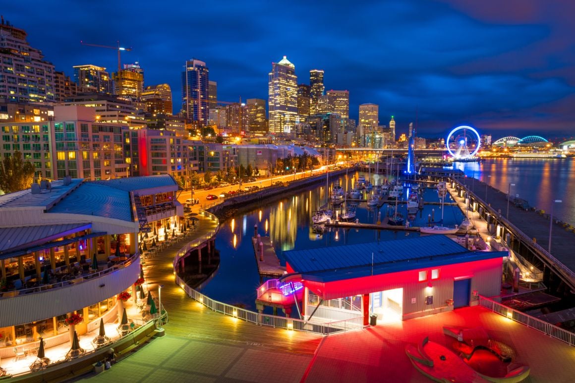 Walk along Seattle Waterfront